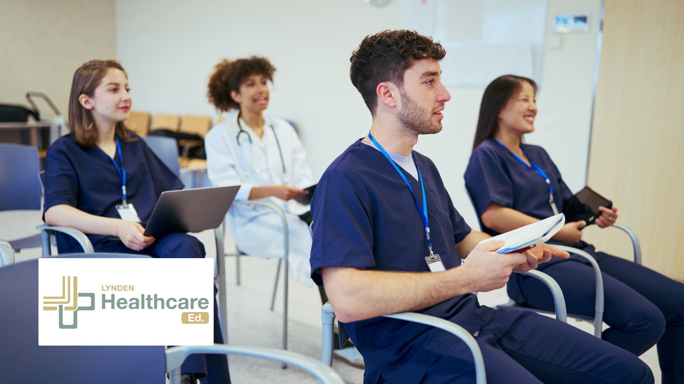 a student at LHE CNA clinical training